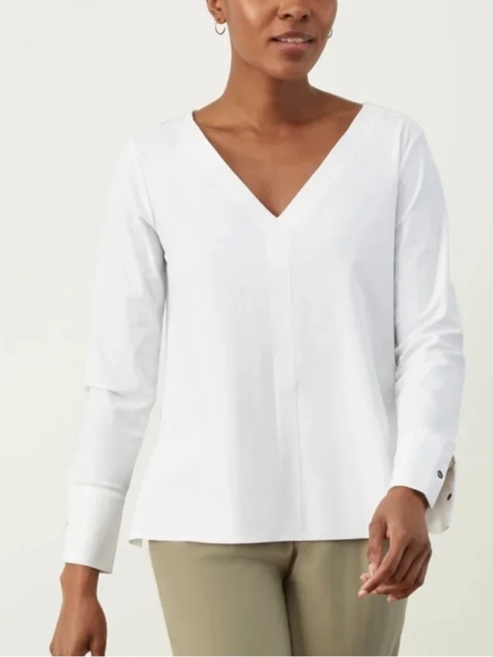 Aday Something Tailored Shirt in White